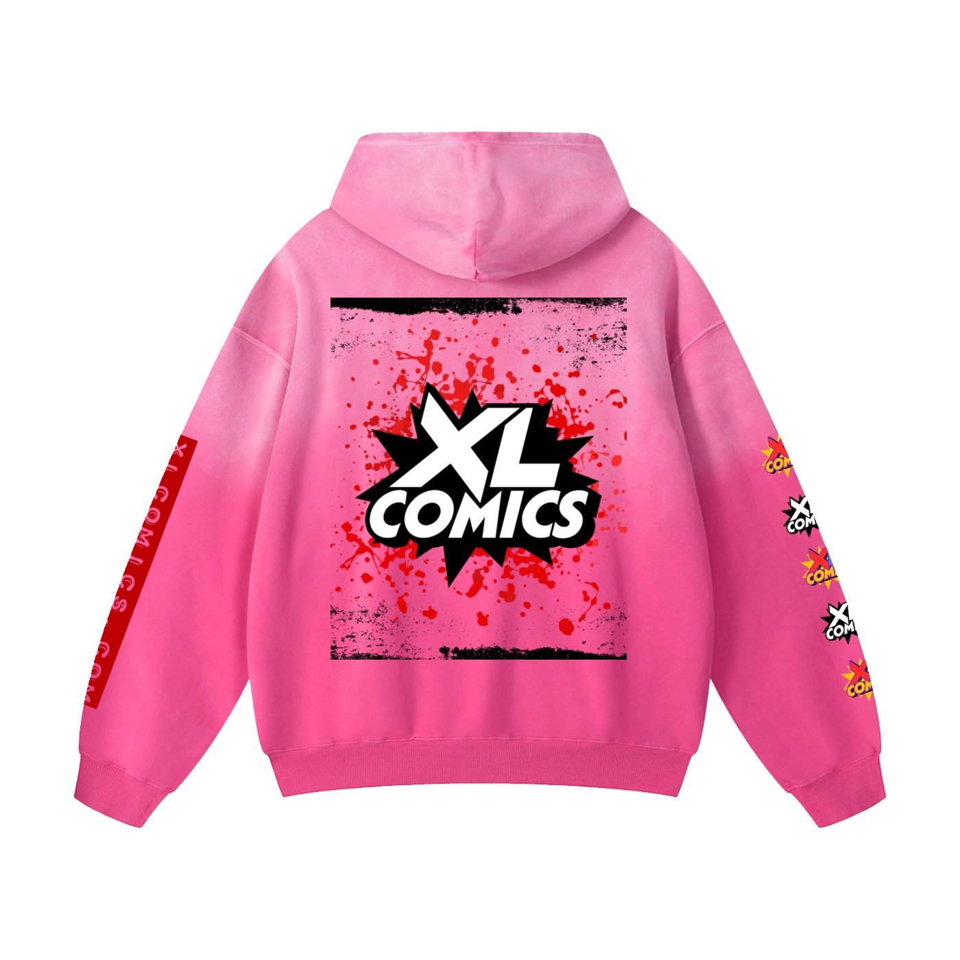 XL Comics Heavyweight Sunfade Oversized Hoodie - Image 6