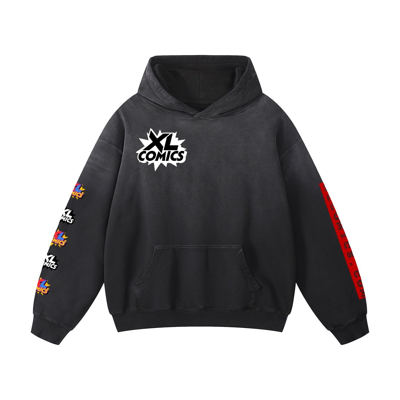 XL Comics Heavyweight Sunfade Oversized Hoodie