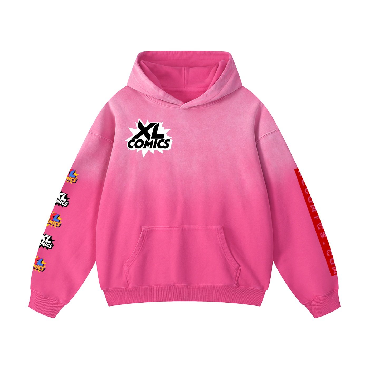 XL Comics Heavyweight Sunfade Oversized Hoodie - Image 5